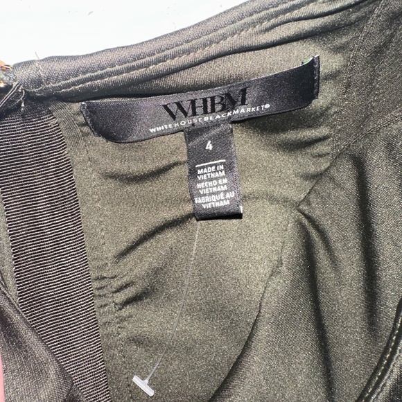 WHBM Green Sleeveless Dress - Never Been Worn - Picture 3 of 3